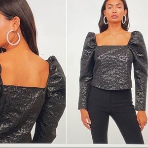 H&M Puffed sleeve blouse